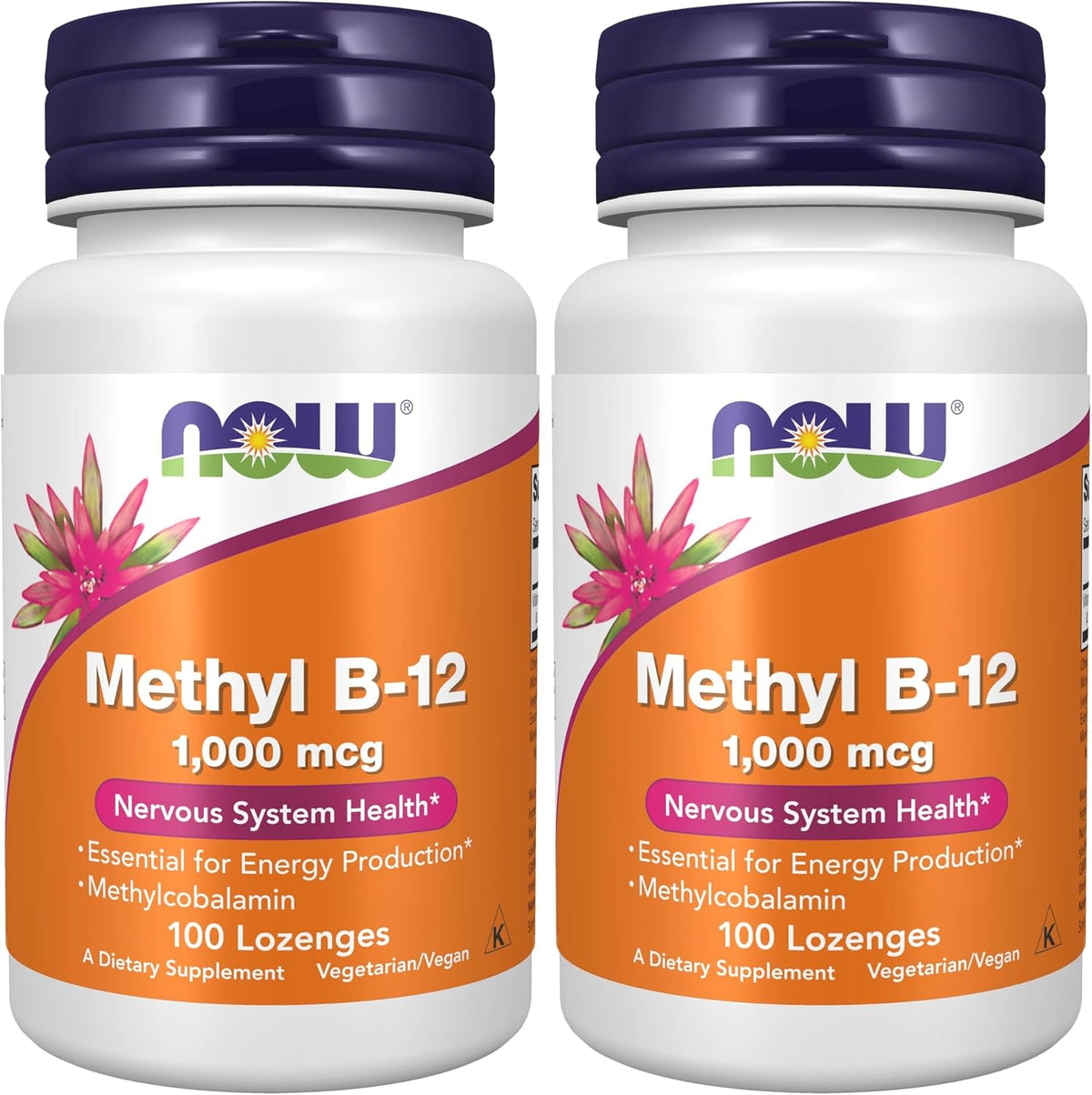 NOW Supplements, Methyl B-12 (Methylcobalamin) 1,000 mcg, 100 Lozenges - görsel 9