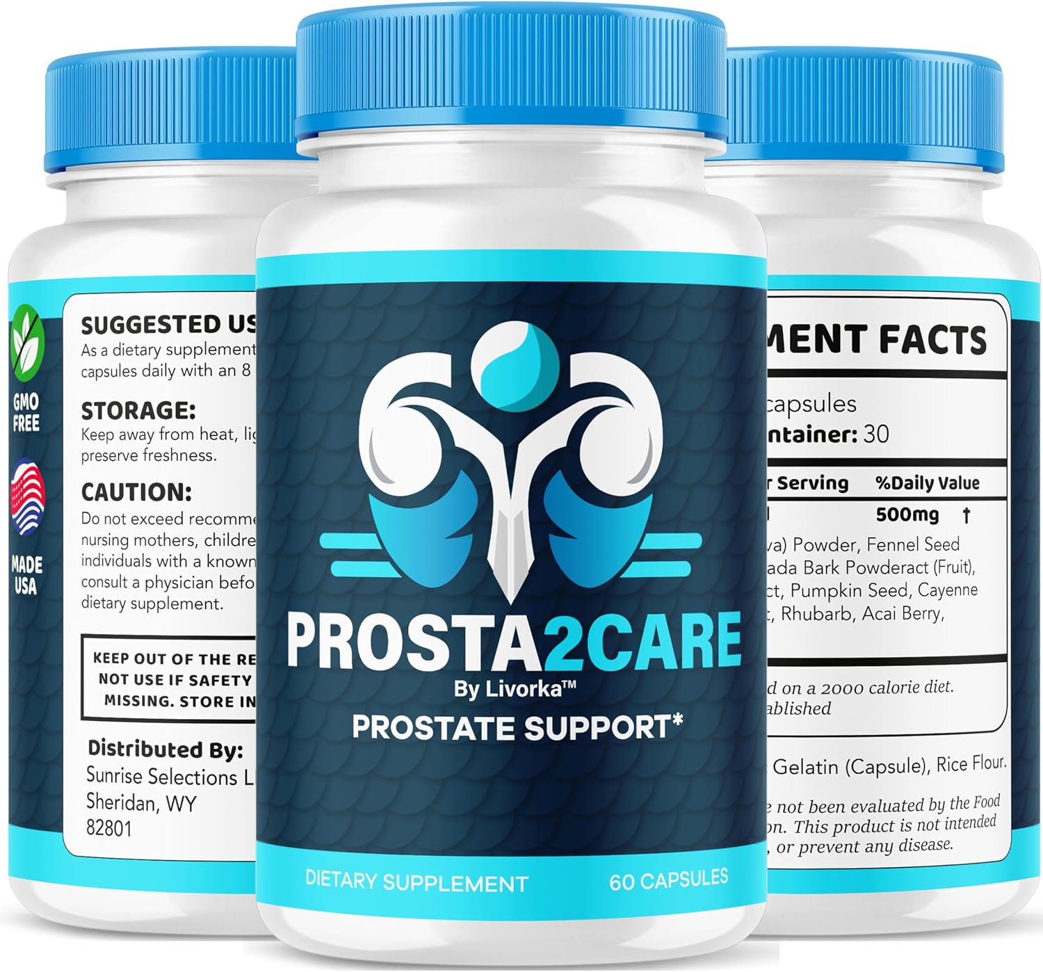 (2 Pack) Prosta2Care Capsules – Prostate Health Supplement, 120 Capsules - görsel 8