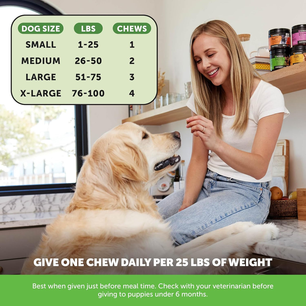 Grass Green Advanced Formula Dog Urine Neutraliser for Lawn Burns - Lawn Saver Supplement for Yellow Spots & Brown Grass, Urinary Health, DL-Methionine, Probiotics & Enzymes (Duck, 90 Ct) - görsel 5