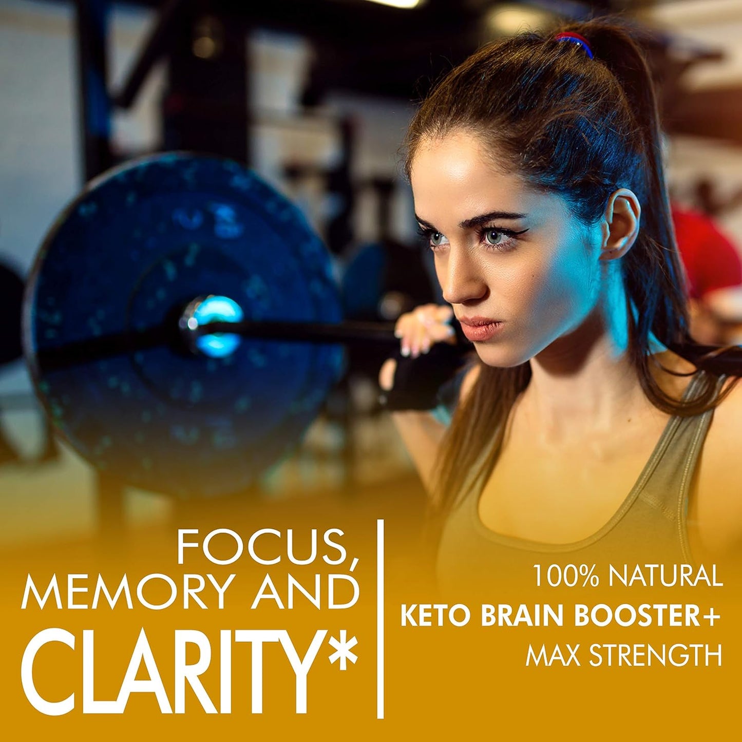 Keto Brain Booster - Natural Brain Supplement for Focus, Memory and Energy - görsel 2