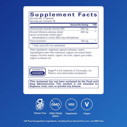 Pure Encapsulations NR Longevity NAD Supplement – Healthy Ageing & NAD+ Replenishment – 60 Capsules