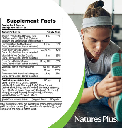 NaturesPlus Source of Life Garden Vitamin B12 - 60 Capsules