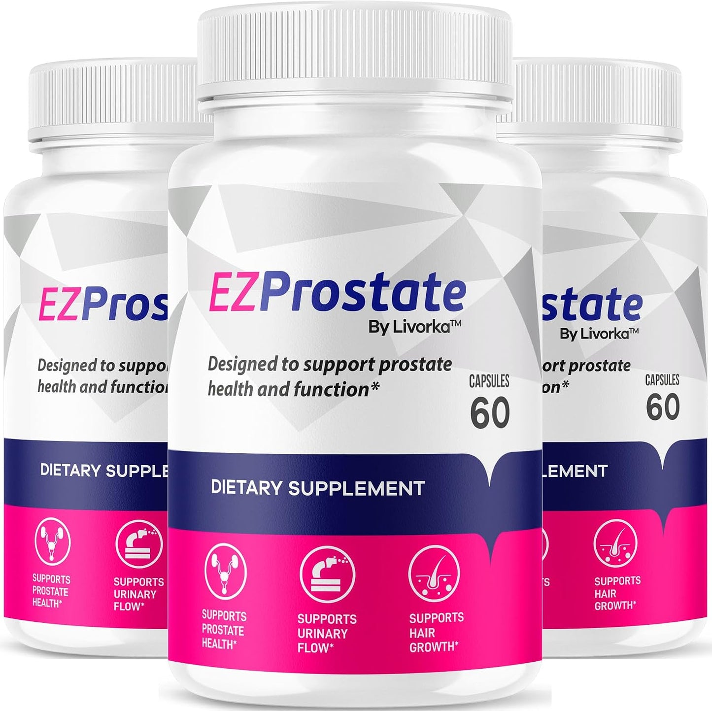 EZ Prostate Supplement (3 Pack) - 180 Capsules - görsel 1