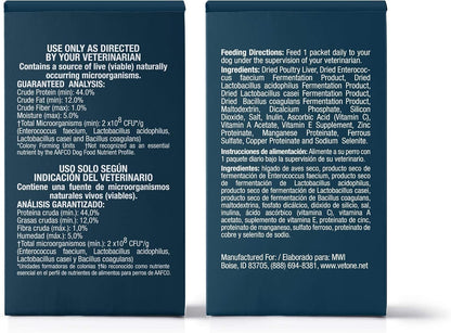VetOne Advita Probiotic Nutritional Supplement for Dogs, 30 Sachets