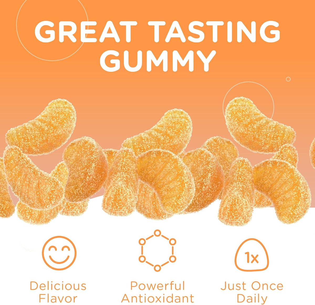 Zahler - Chapter One Vitamin C Gummies for Adults & Kids 125 mg, Certified Kosher (60 Flavoured Gummies) - görsel 4