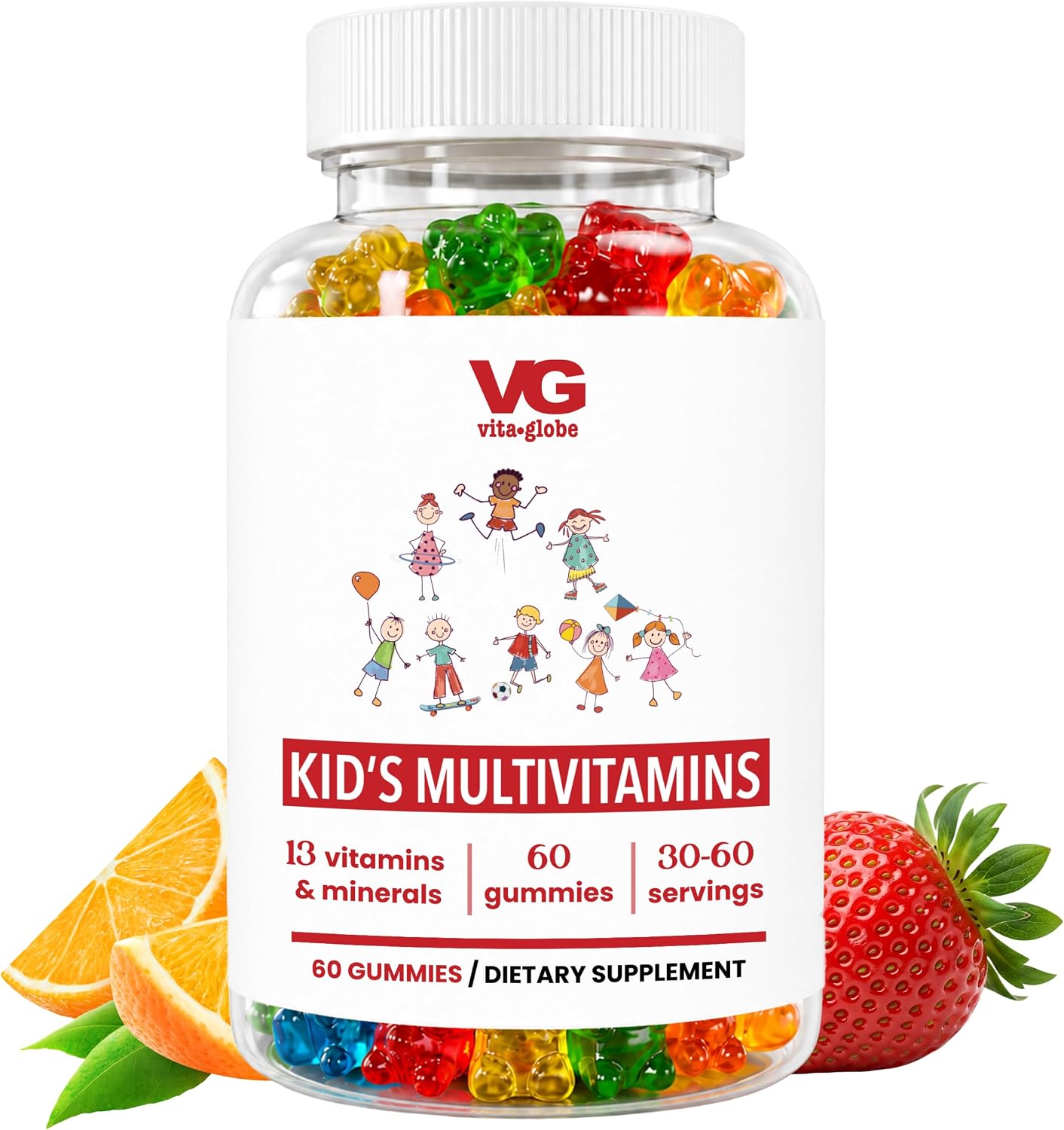 VITA Globe Kids Complete Multivitamin Gummies – 120 Gummies (Pack of 2) - görsel 8