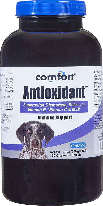Kala Health COMFORT Antioxidant Supplement for Dogs, 350 Tablets
