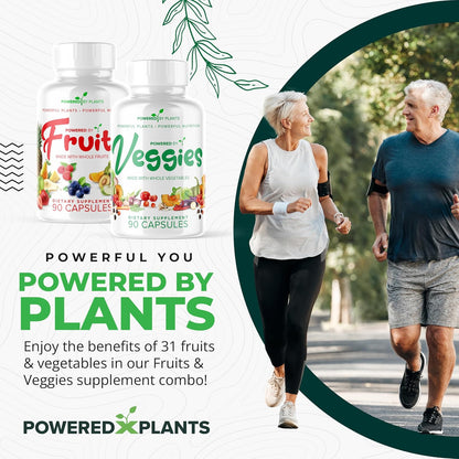 Fruits & Veggies Capsules - Natural Superfood Packed with Vitamins & Minerals - Fruit & Vegetable Supplements for Adults Pack of 6, 90 Capsules Each