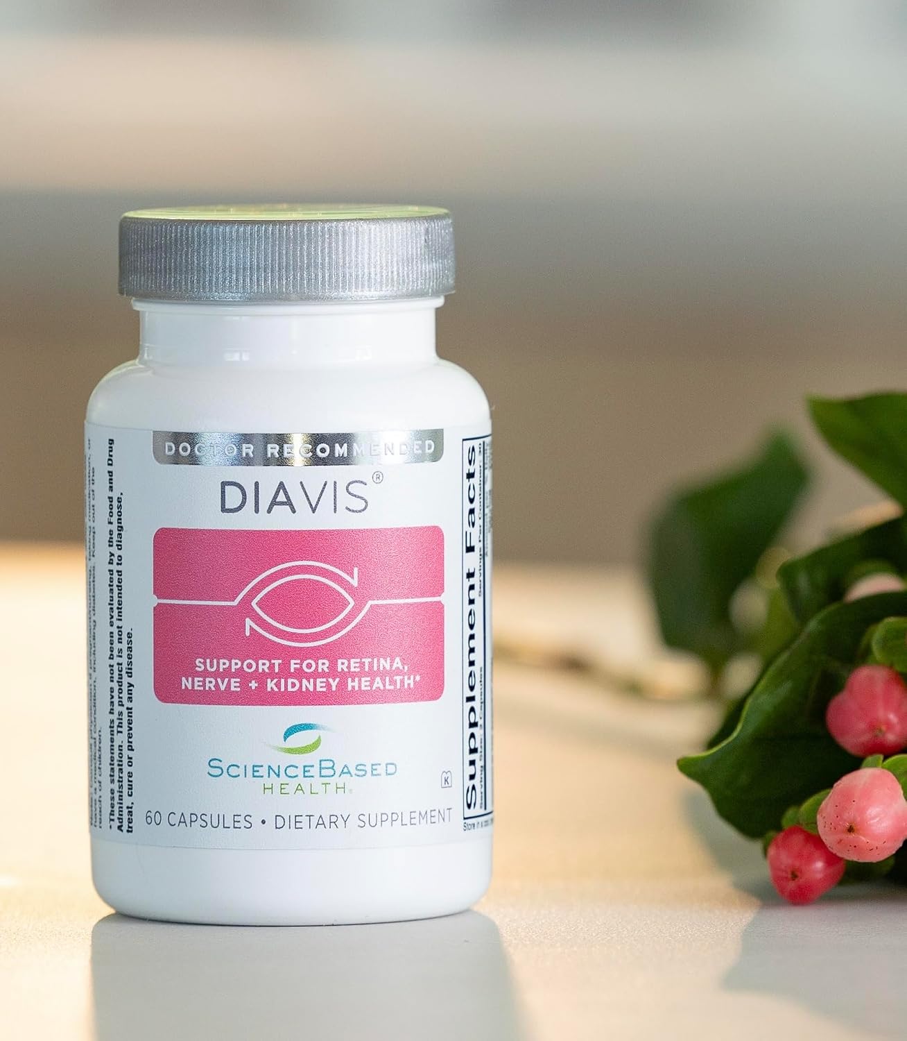 DiaVis – Retinal & Nerve Health Supplement – with Benfotiamine, Curcumin, Resveratrol & Grape Extract – 60 Capsules - görsel 5