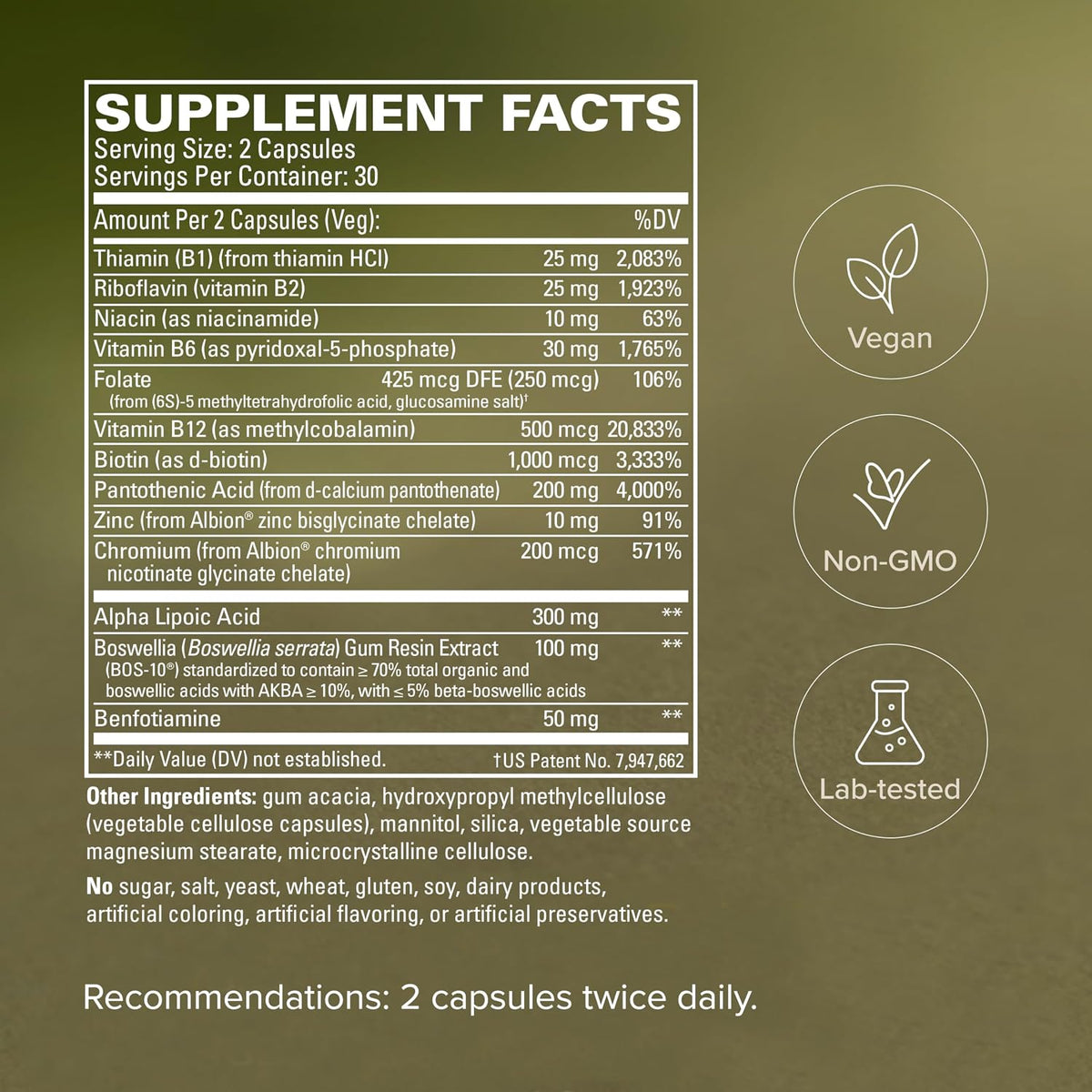 Terry Naturally Healthy Feet & Nerves – Nerve & Circulation Support, 60 Vegan-Friendly Capsules - görsel 5