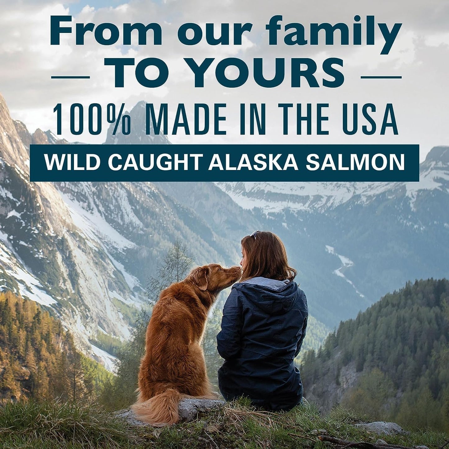 Alaska Naturals – Wild Alaska Salmon Oil Formula Dog Food Topper – EPA and DHA Omega-3 - Supplement for Healthy Skin, Shiny Coat – Made in the USA – 8 oz. Pump Bottle - görsel 4