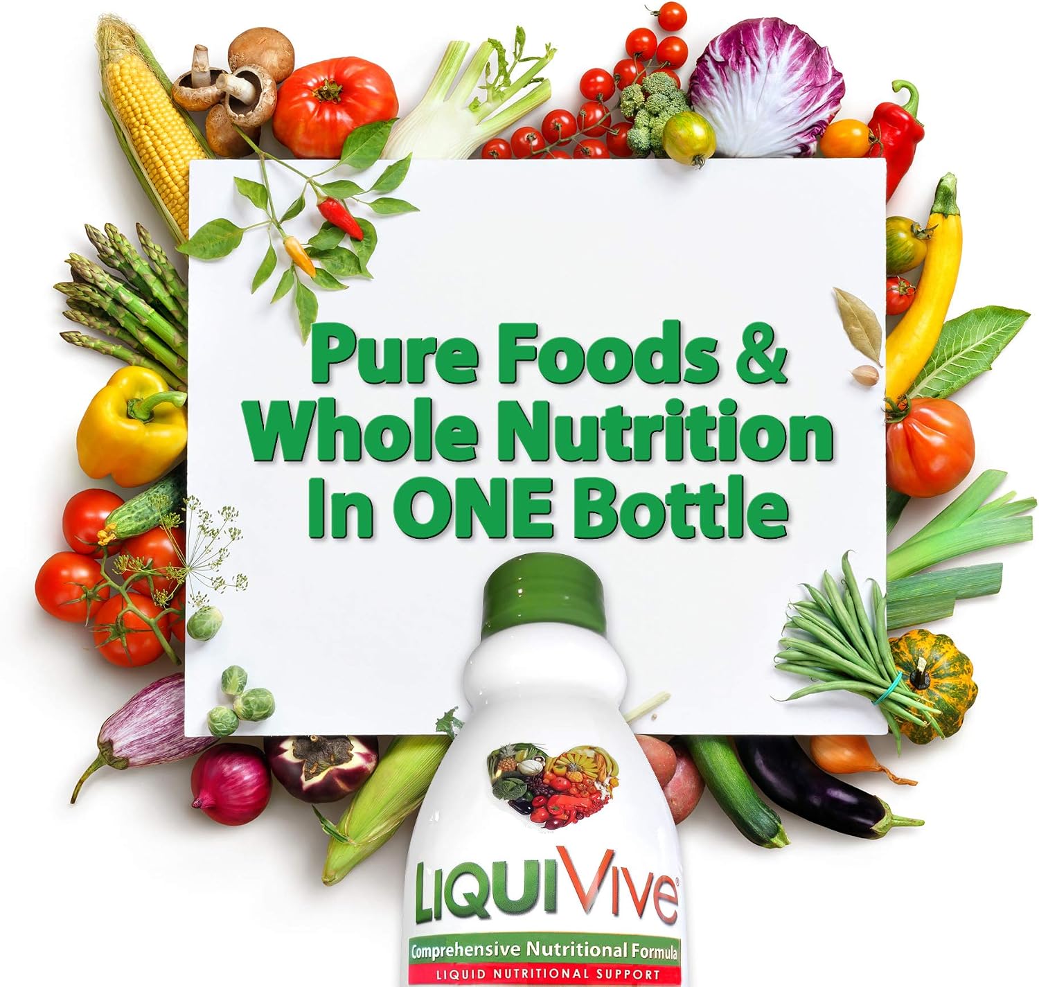 LiquiVive Mega Nutrition Liquid Multivitamin - Vegan, Non-GMO, Gluten-Free, 946 ml - görsel 4