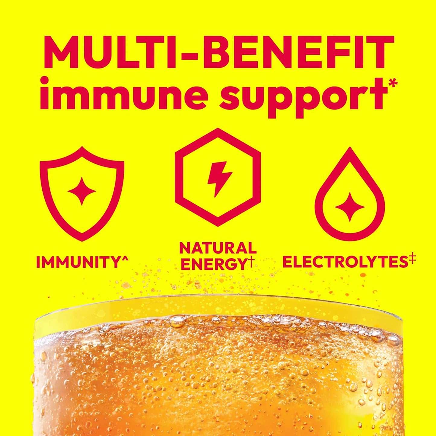 Emergen-C 1000mg Vitamin C Powder, Super Orange - 30 Sachets - görsel 2