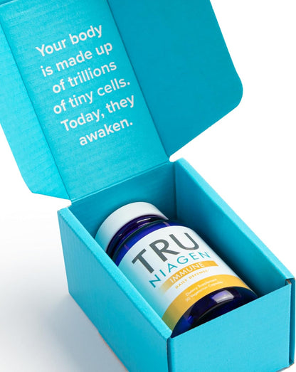 TRU NIAGEN Immune Support Supplement – Daily Defence with Niagen, Vitamin C, D3, Zinc & Theracurmin, 30ct