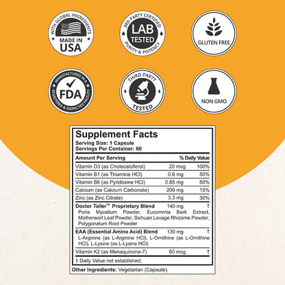 NuBest Doctor Taller Height Growth Formula for Children (8+) - 3 Month Supply