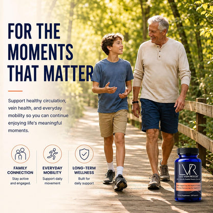 LVR Diosmin Supplement 570mg – Leg Health & Circulation Support – 30-Day Supply