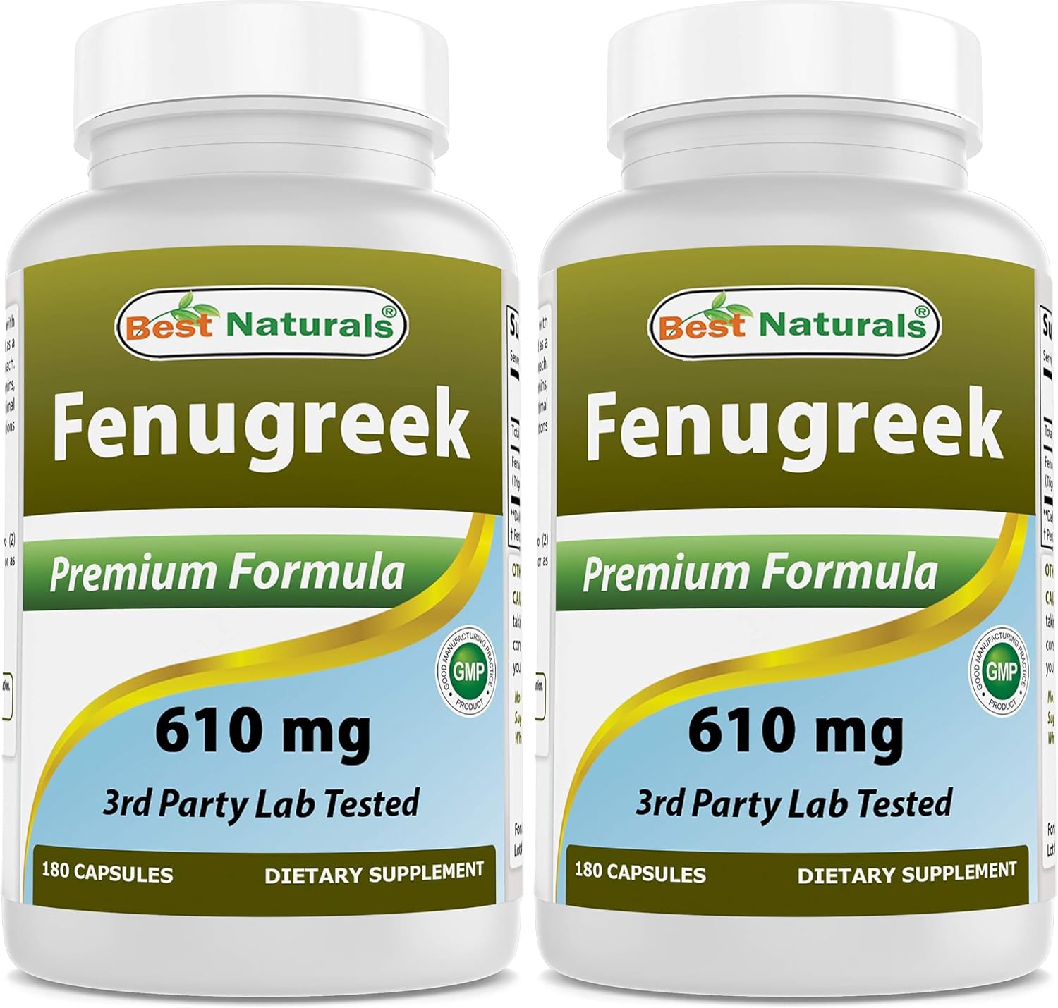 Best Naturals Fenugreek Seed 610 mg 180 Capsules - görsel 8