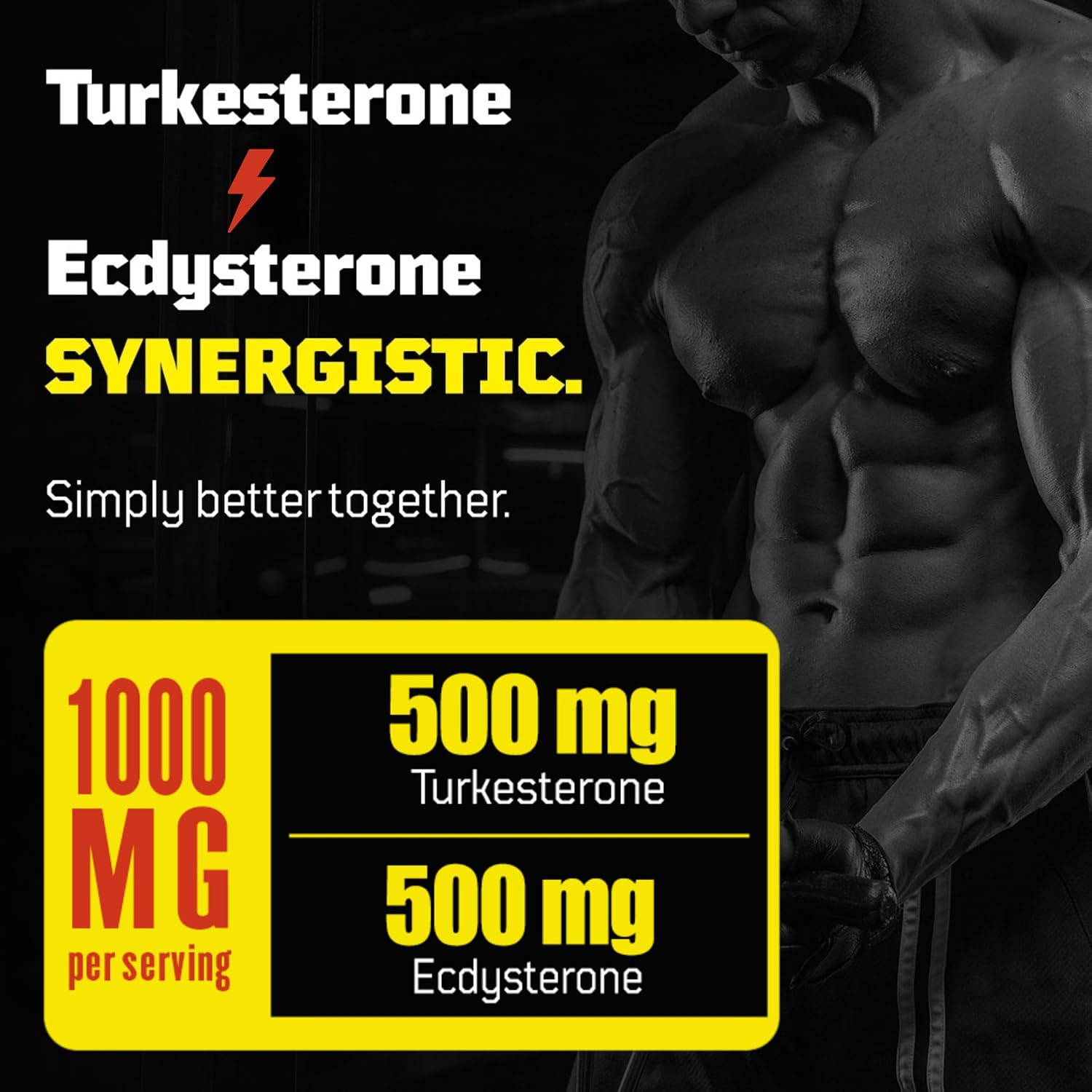 Turkesterone + Ecdysterone | Anabolic Supplement (180 Capsules) – Olympic-Grade Testing - görsel 3
