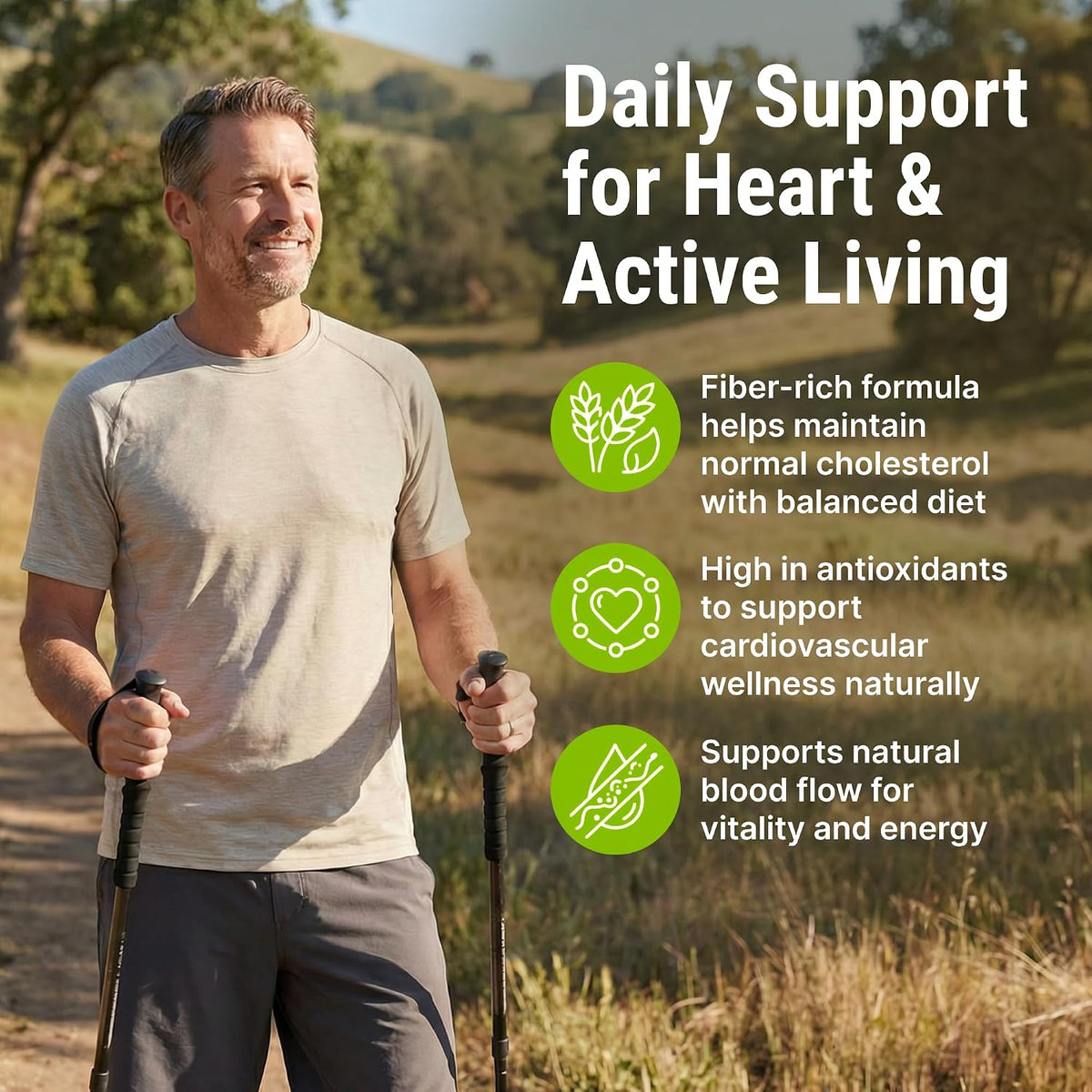 Crystal Peaks Nutrition Cholesterol Supplement - Natural, 60 Capsules - görsel 4