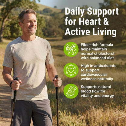 Crystal Peaks Nutrition Cholesterol Supplement - Natural, 60 Capsules