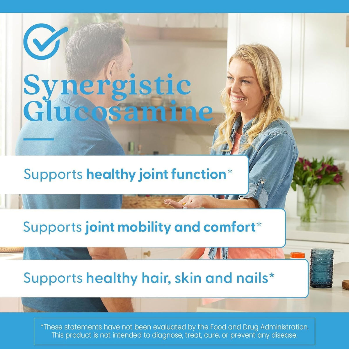 Doctor's Best Synergistic Glucosamine with MSM Formula, 180 Capsules - görsel 7
