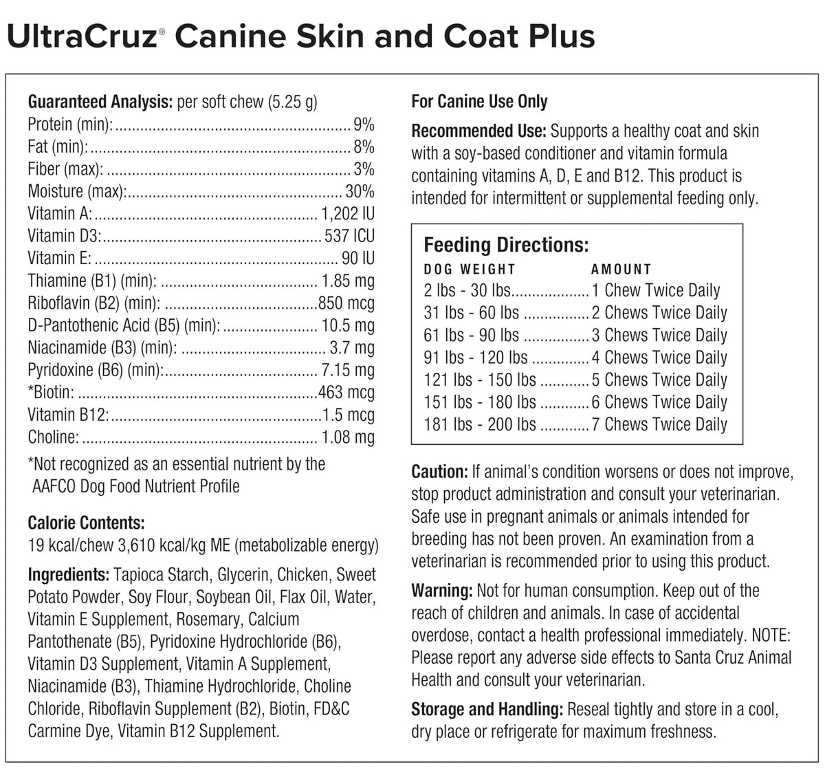 UltraCruz Canine Skin and Coat Soft Chews, 120 Count - görsel 5