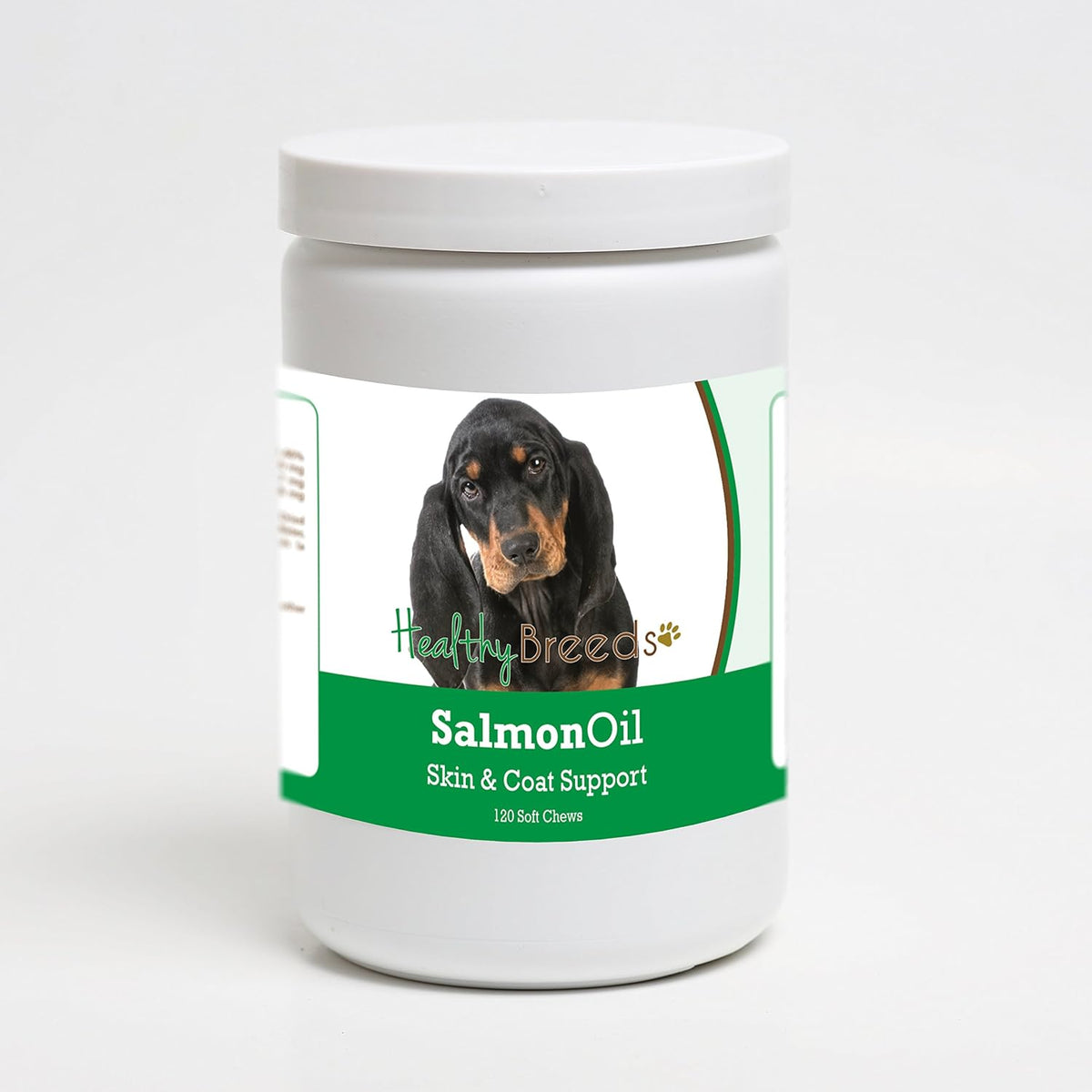 Healthy Breeds Black and Tan Coonhound Salmon Oil Soft Chews (120 Chews) - görsel 1