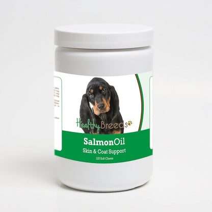 Healthy Breeds Black and Tan Coonhound Salmon Oil Soft Chews (120 Chews)
