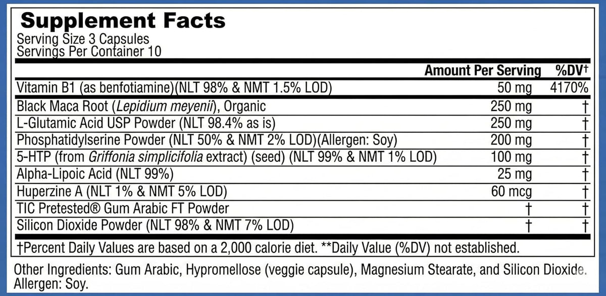 FOG OFF Brain Fog Supplement – Focus Capsules for Memory, Clarity & Energy - görsel 6