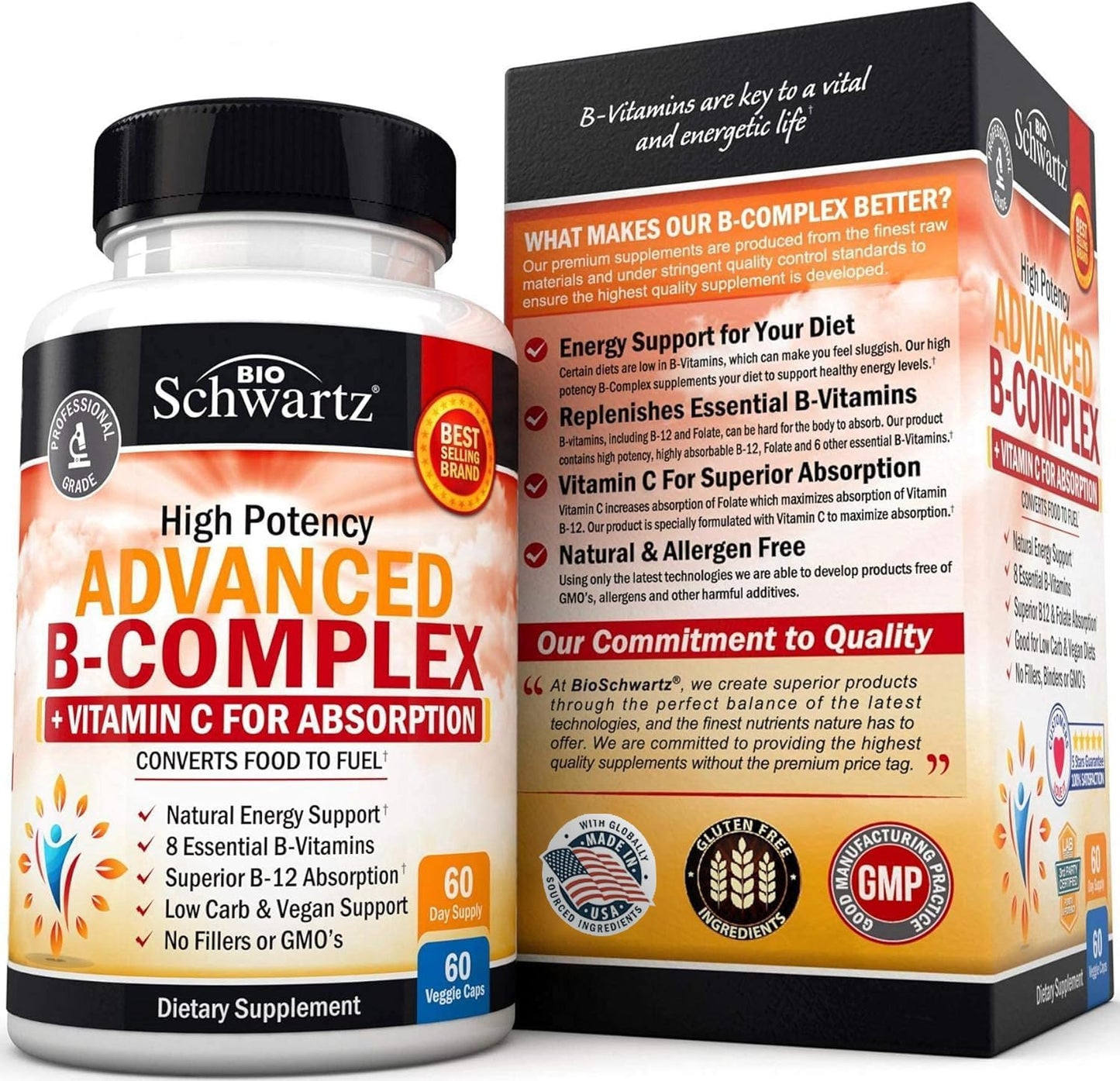 BioSchwartz Vitamin B Complex with Vitamin C - görsel 7