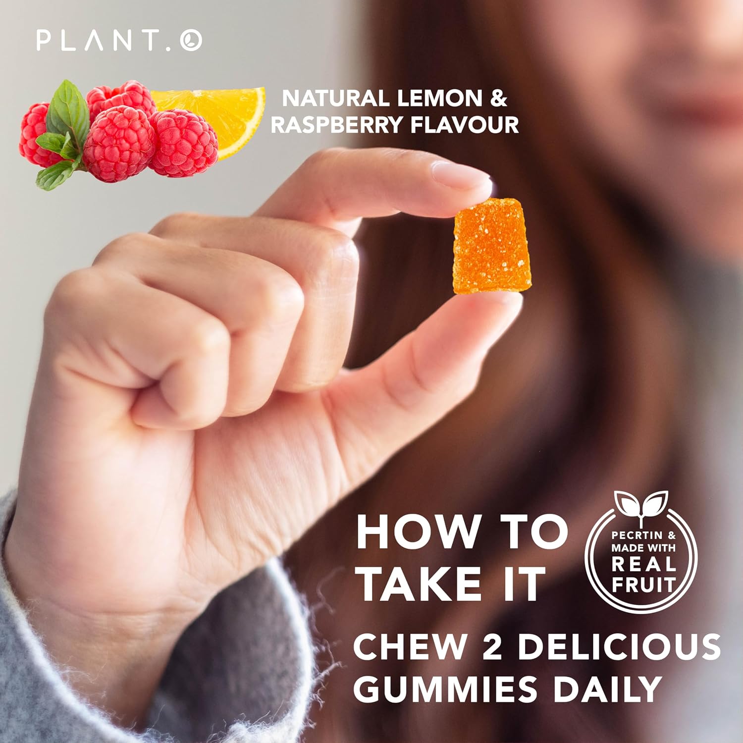 PLANT.O NUTRITION Prenatal Gummies for Women with DHA, Folate, Vitamin B C D – Delicious Multivitamin Blend for Foetal and Neural Support, Bones, Energy & Immunity During Pregnancy - görsel 6