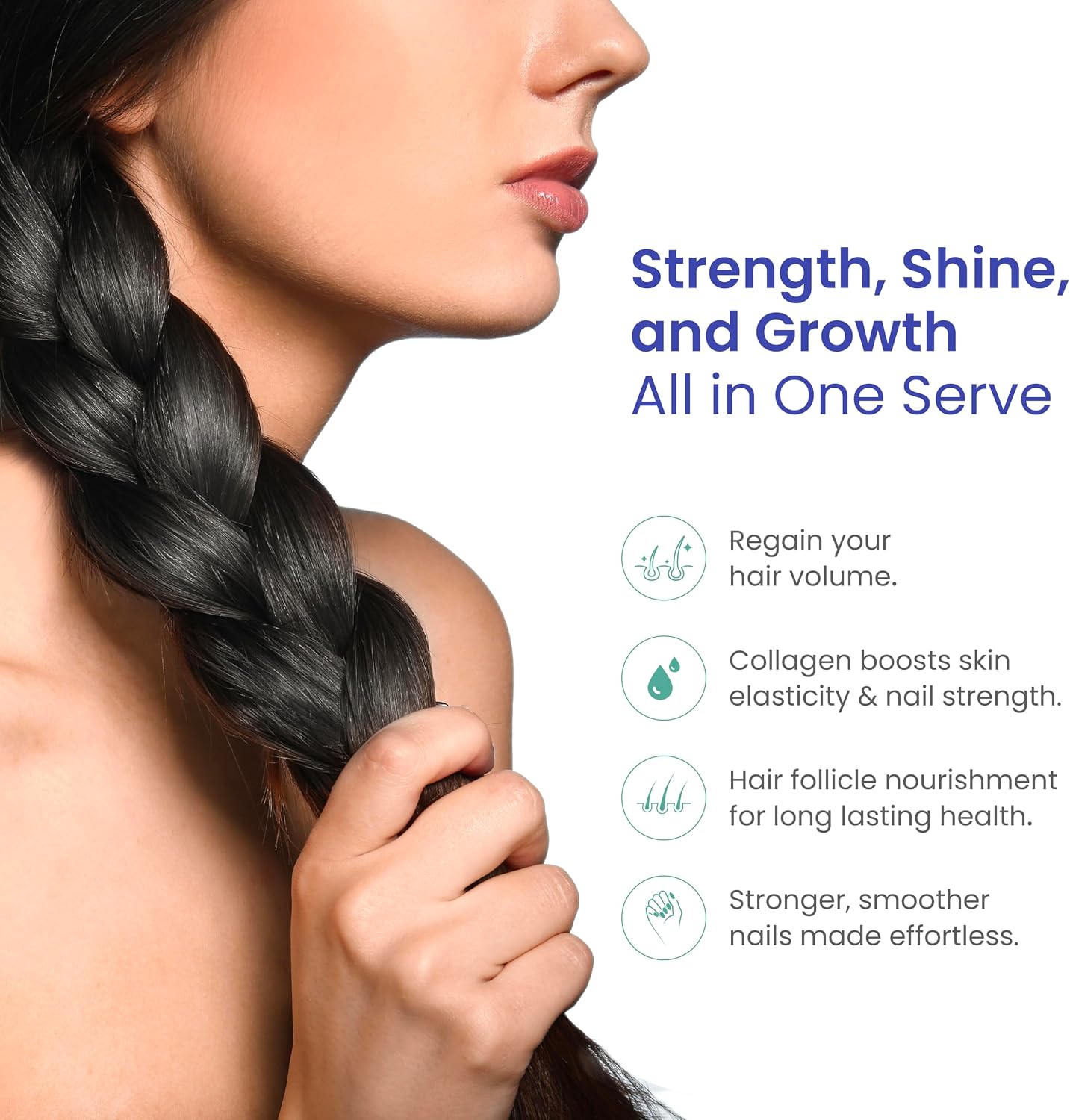 Revital Biotin+ with Amla and DHT Blockers for Hair Health | Biotin, Amla, Zinc, Vitamin E & Pantothenic Acid | Supports Normal Hair and Skin Health | 50 Tablets - görsel 6