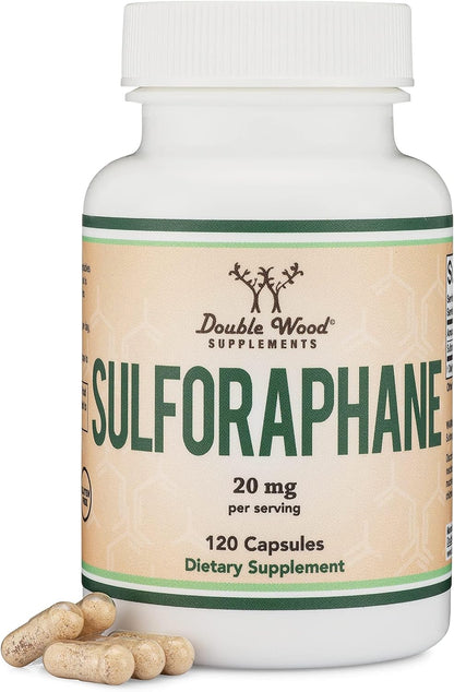 Sulforaphane Supplement - 20mg of Sulforaphane per Serving (120 Capsules) Broccoli Extract