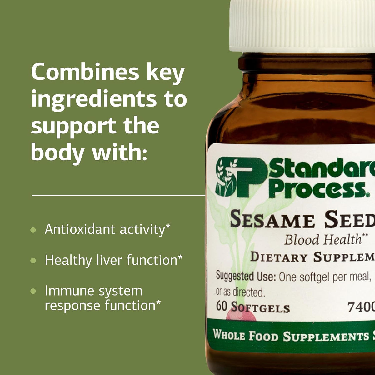 Standard Process Sesame Seed Oil – 60 Softgels - görsel 4