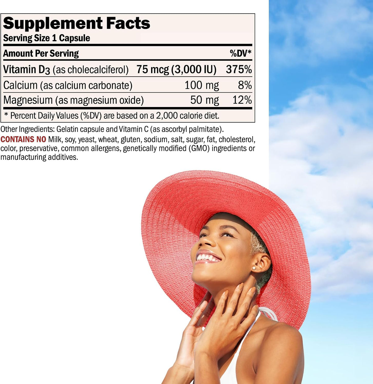 ANDREW LESSMAN Vitamin D3 3000 IU 60 Capsules - görsel 2