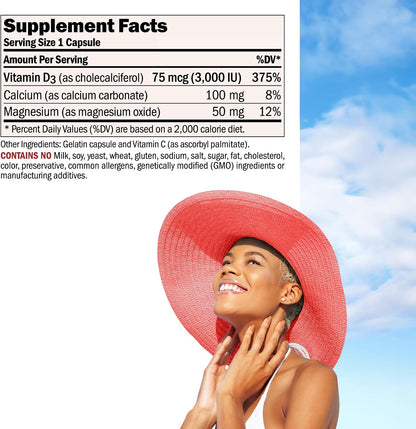 ANDREW LESSMAN Vitamin D3 3000 IU 60 Capsules