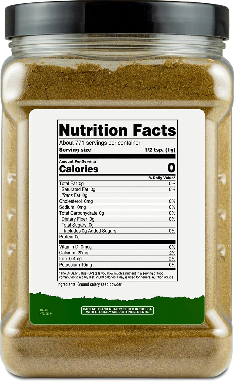 Nutricost Ground Celery Seed (771 g) – Aromatic Ground Spice for Pickling, Soups, Curries, Stews & More - görsel 3