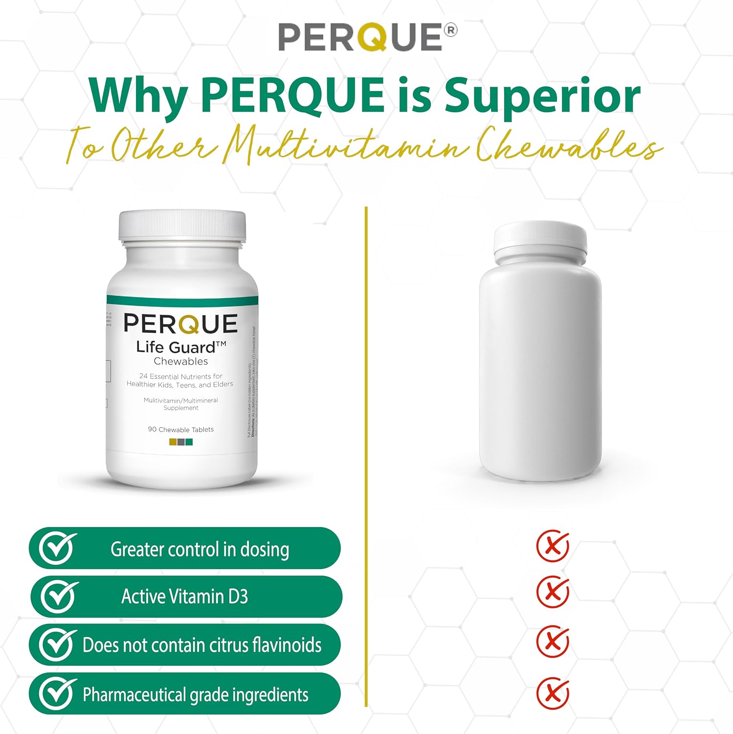 Perque Life Guard Chewables - 90 Chewable Tablets - görsel 6