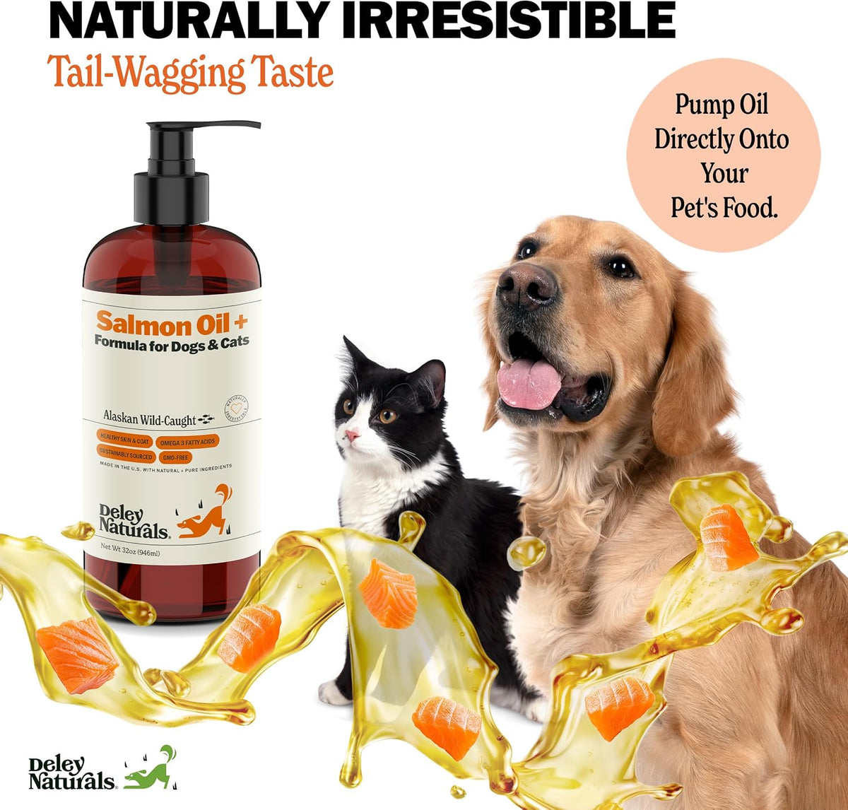 Deley Naturals Wild Alaskan Salmon Oil for – Purity: Choose oils that undergo molecular distillation or – Image 7