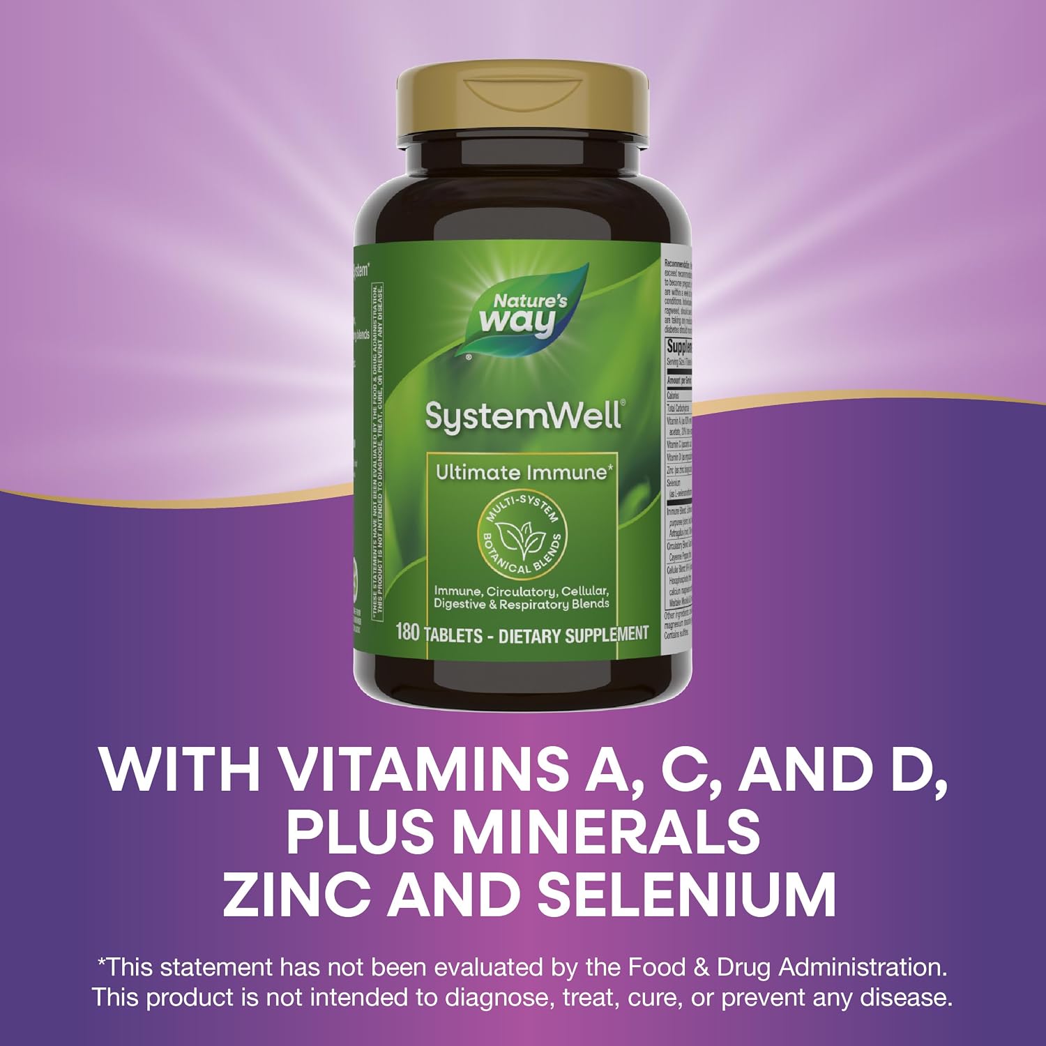 Nature's Way SystemWell Ultimate Immune - 180 Tablets - görsel 4