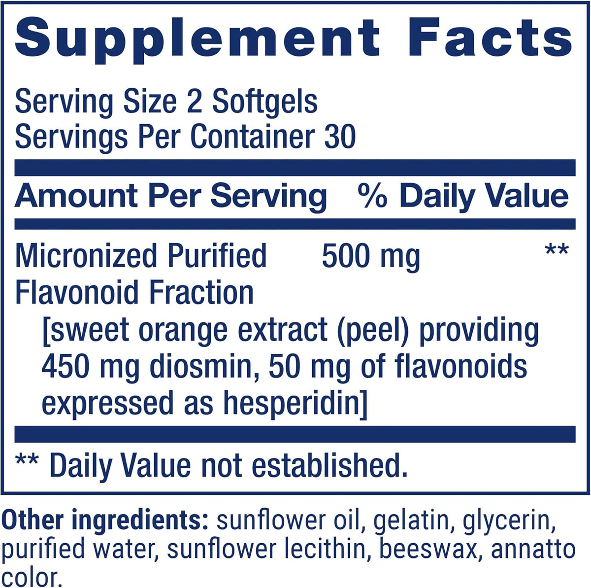 Life Extension Youthful Legs, Blood Flow, Vein Support, Circulation Supplement, Leg Health, Orange Peel Extract, Diosmin, Gluten-free, Non-GM, 60 Softgels - görsel 3
