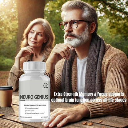 Neuro Genius Advanced Cognitive Support Supplement to Unlock Brain Potential