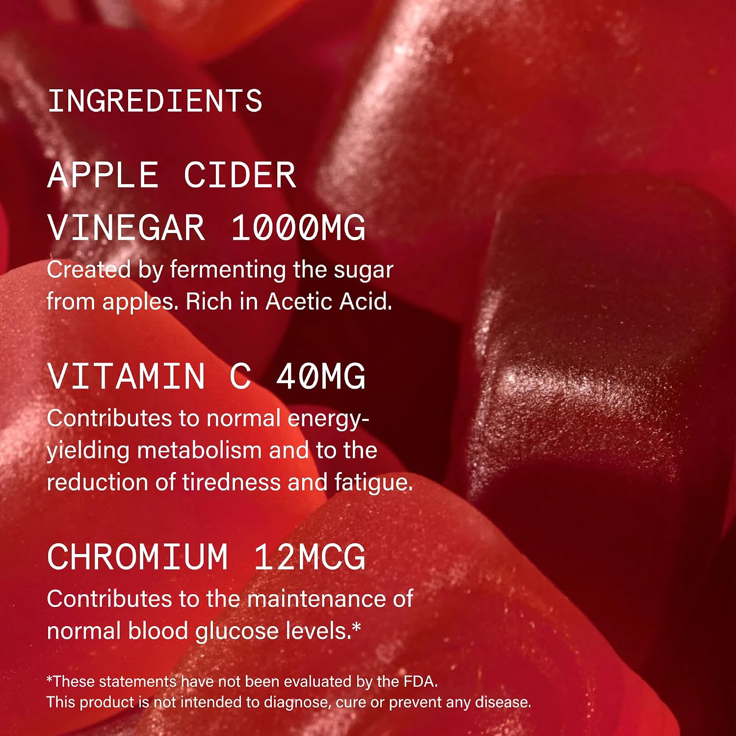 Beauty Pie Goody Two Chews Apple Cider Vinegar Gummies – Metabolism support with Chromium and Vitamin C - görsel 3