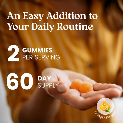 VITA GLOBE Vitamin C Gummies 250mg with Collagen – Vegan, Non-GMO, Immune Support – Orange Flavour – 60 Count (2 Pack)