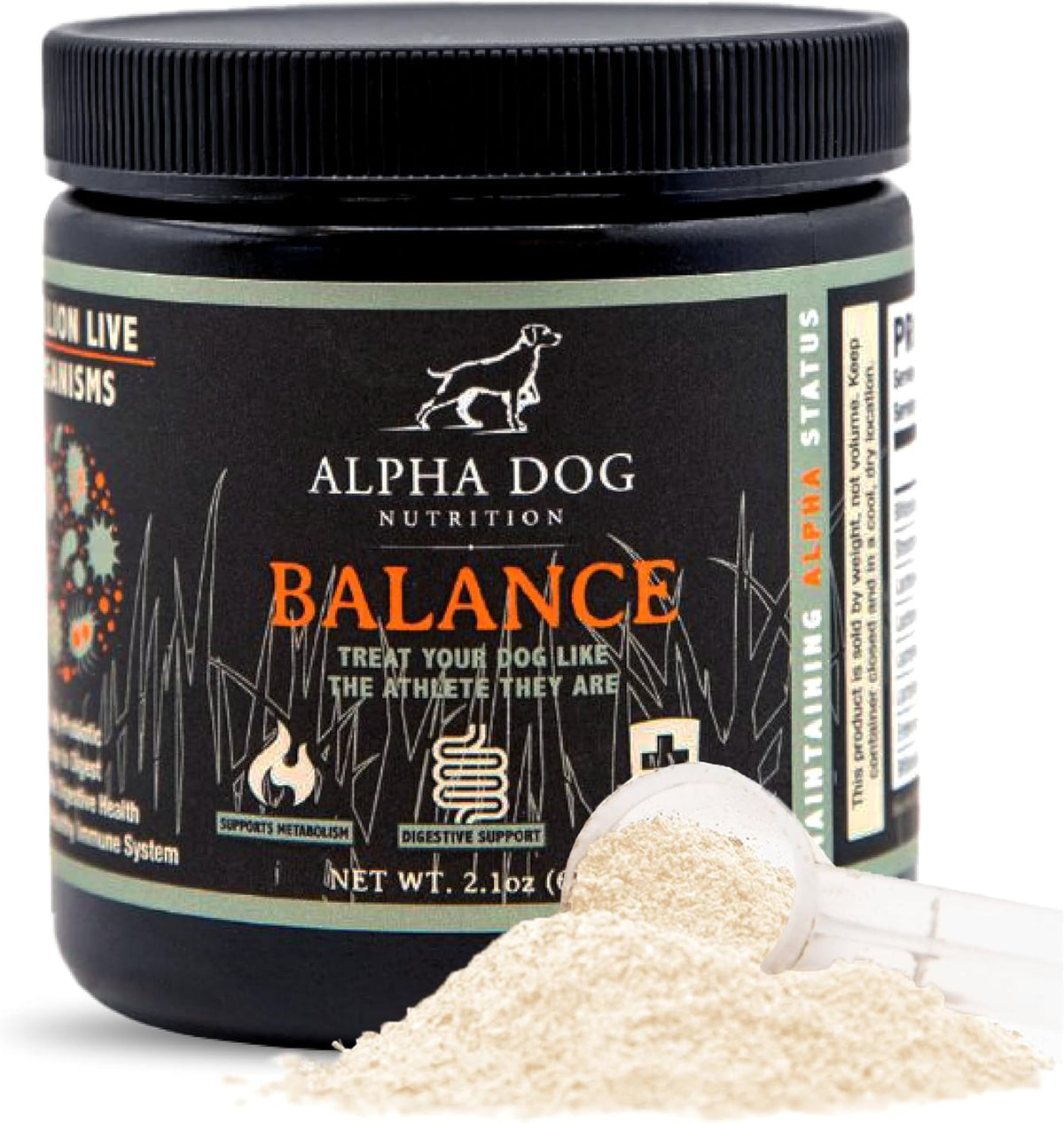 Balance Probiotic Blend for Dogs by Alpha Dog Nutrition - görsel 1