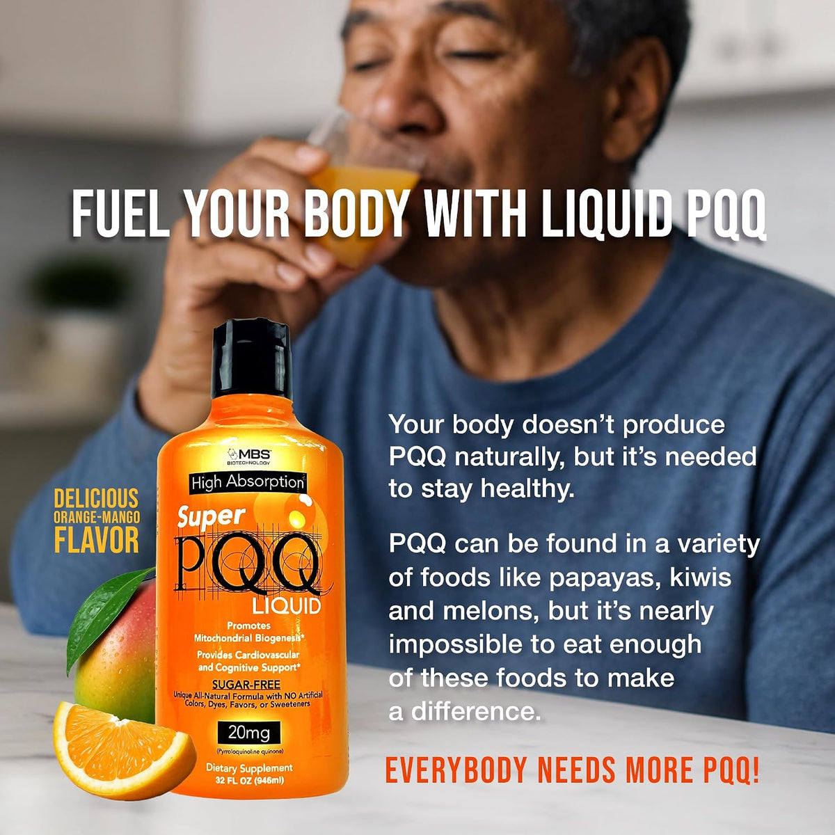 Super PQQ Liquid - Highly Absorbable Pyrroloquinoline Quinone 20mg - görsel 7
