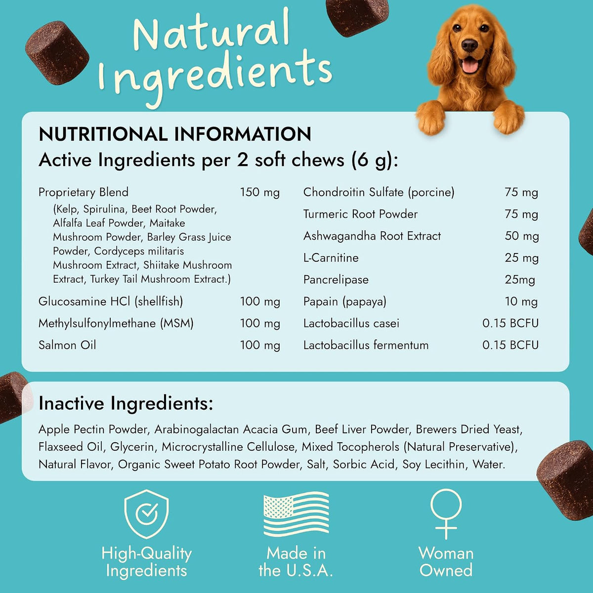 Pet Vet Multi Soft Chews for Dogs (Beef Liver, 60 Chews) - görsel 6