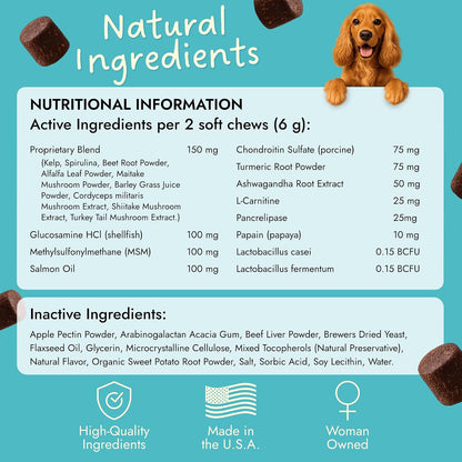 Pet Vet Multi Soft Chews for Dogs (Beef Liver, 60 Chews)