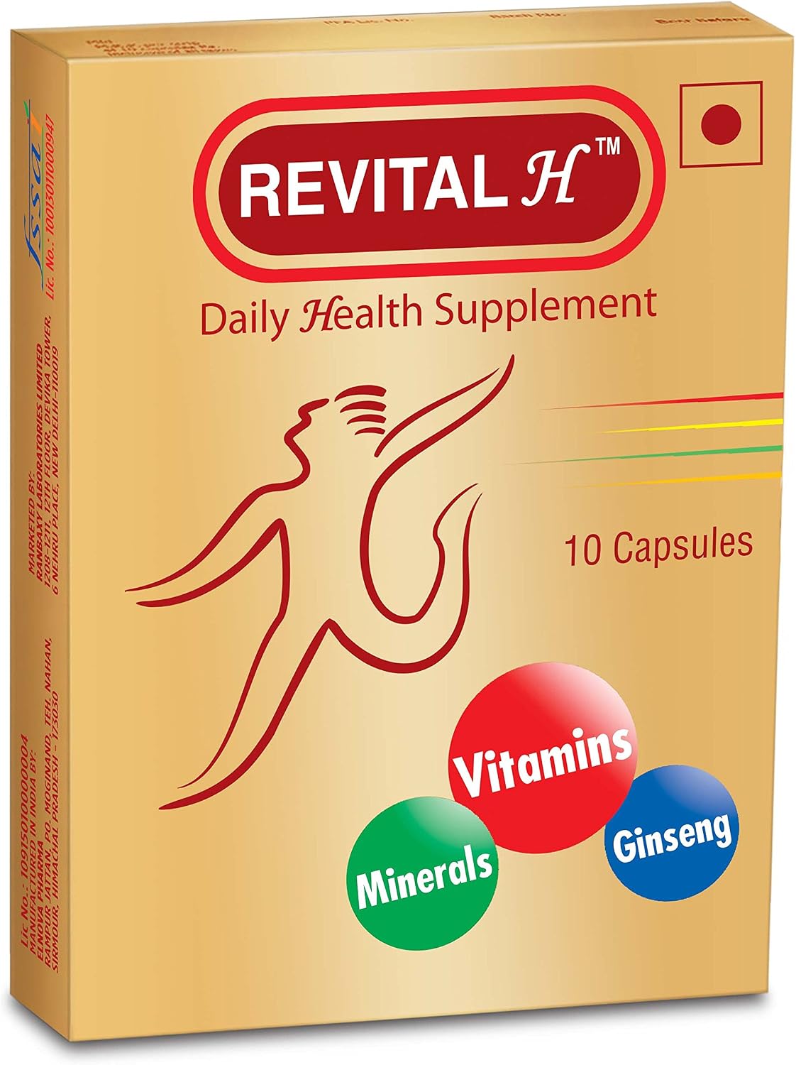 Revital H-10 Capsules - Pamherbals - görsel 1