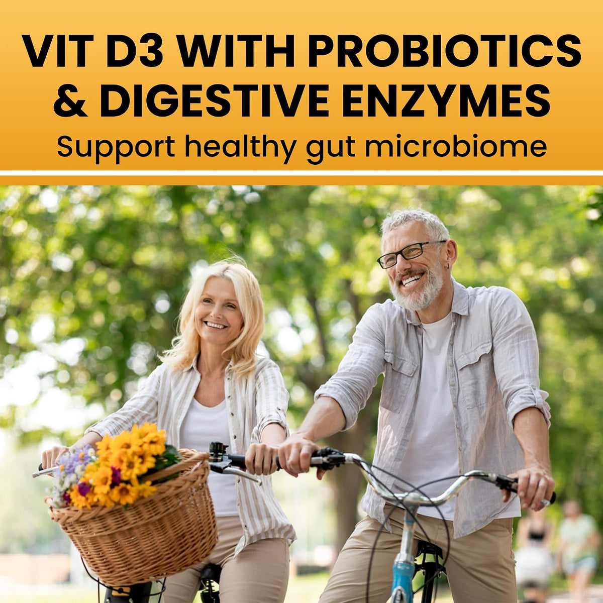 OPTIVIDA Bio-available Vegan Vitamin D3 4000 IU with Magnesium, Probiotics & Digestive Enzymes - görsel 5